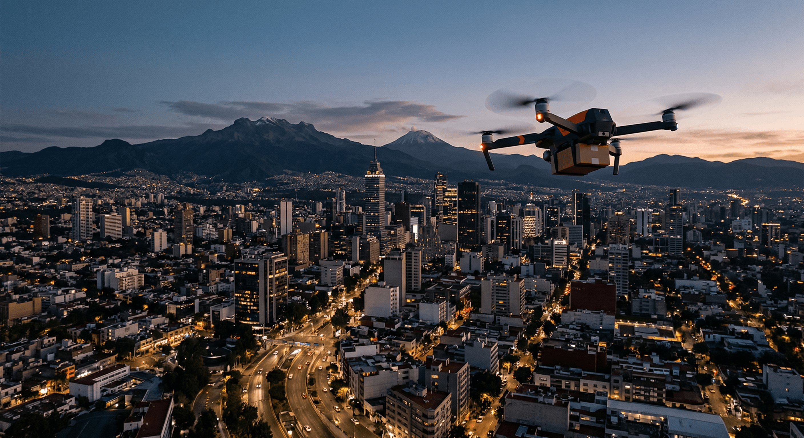 Vista urbana en Ciudad de México